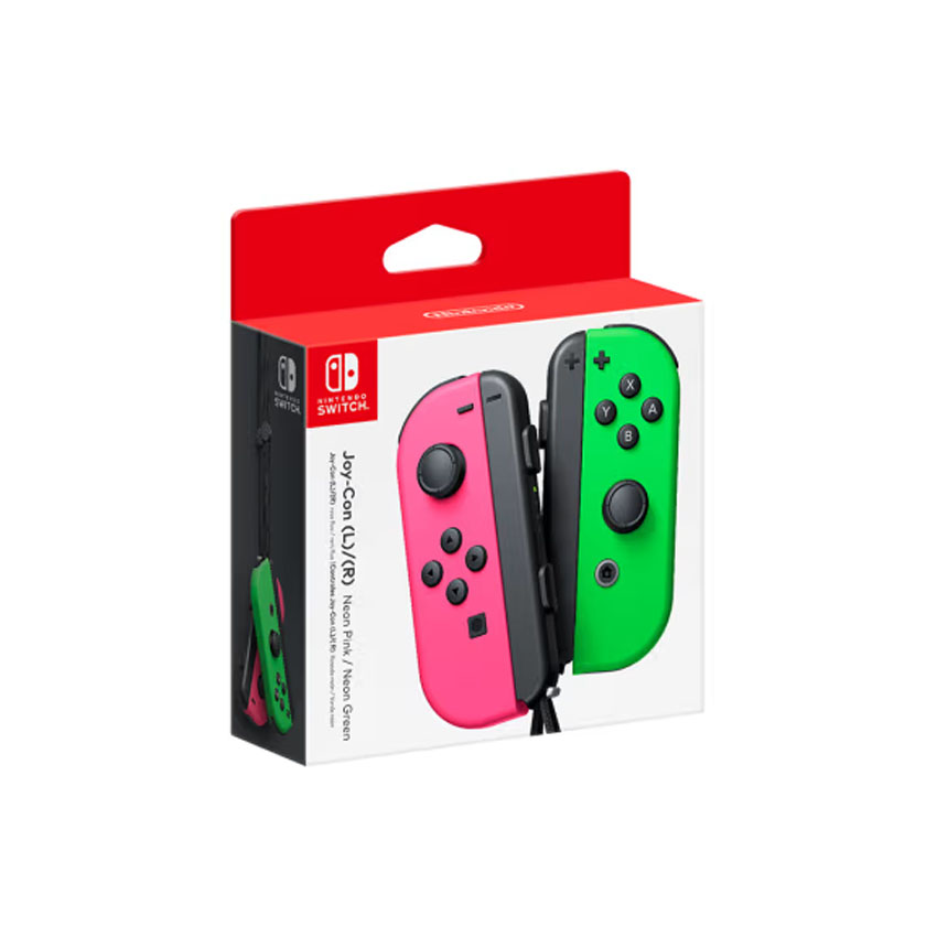 Bộ 2 tay cầm Joy-Con (L/R) Wireless Controllers for Nintendo Switch - Neon Green/Neon Pink