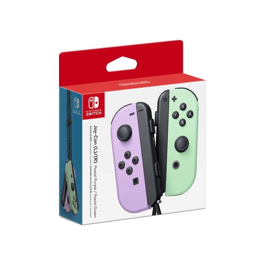 BỘ 2 TAY CẦM JOY-CON (L/R) WIRELESS CONTROLLERS FOR NINTENDO SWITCH - PASTEL PURPLE/PASTEL GREEN