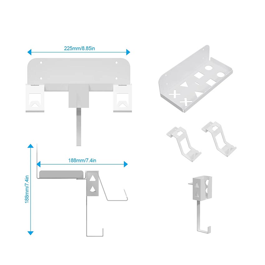 Giá treo JYS cho Playstation 5 Slim màu trắng (JYS-P5177) 2