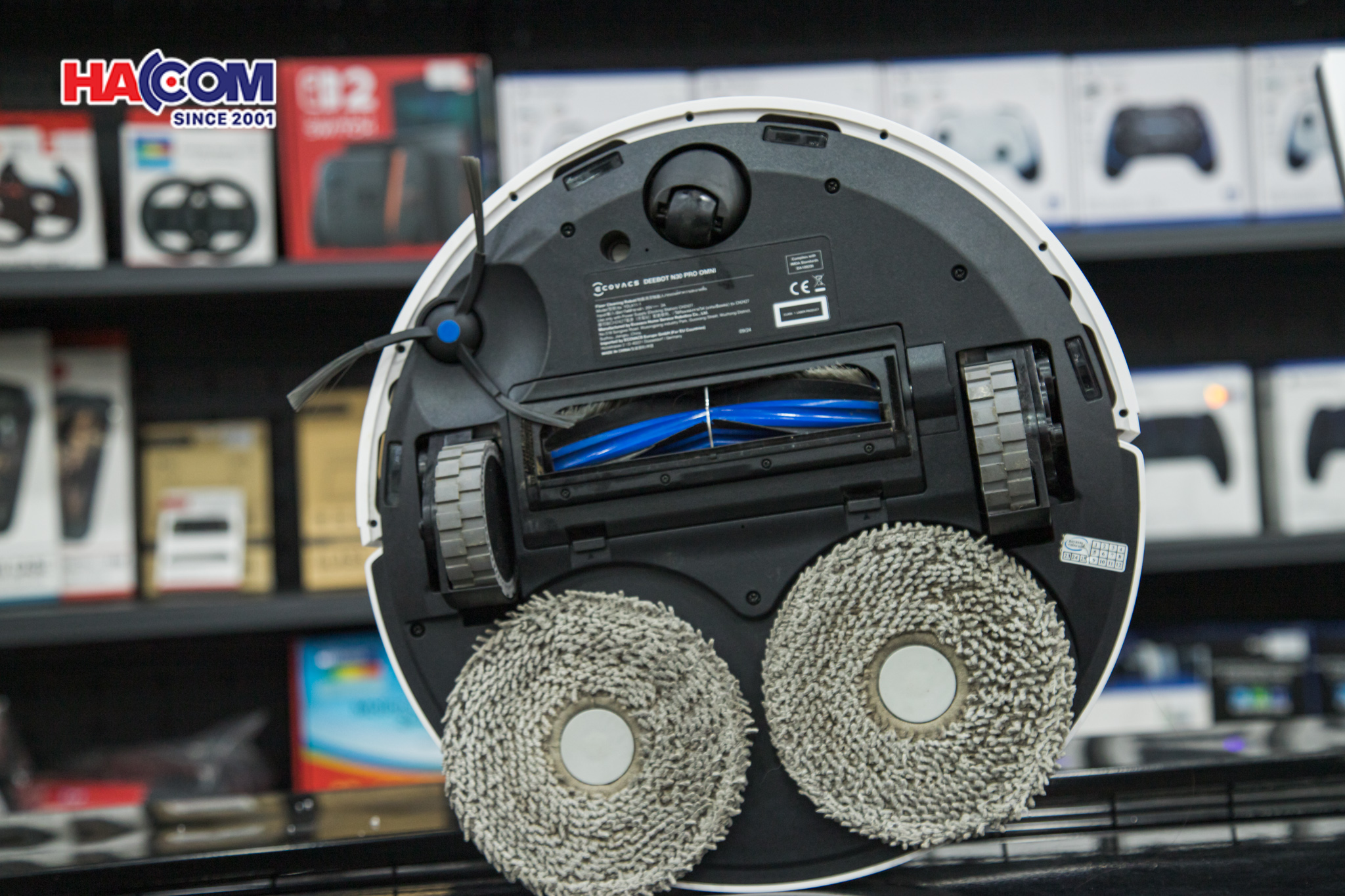 Robot hút bụi lau nhà Ecovacs N30 Pro Omni màu trắng 12