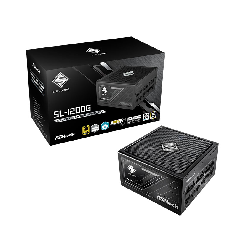 Nguồn ASROCK Steel Legend SL-1200G - 1200W (80+ Gold)