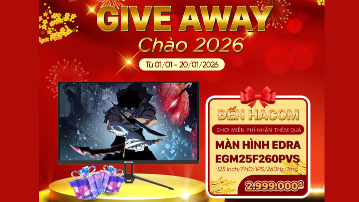 Đến HACOM Chơi Game – Nhận Thêm Màn Edra Xịn