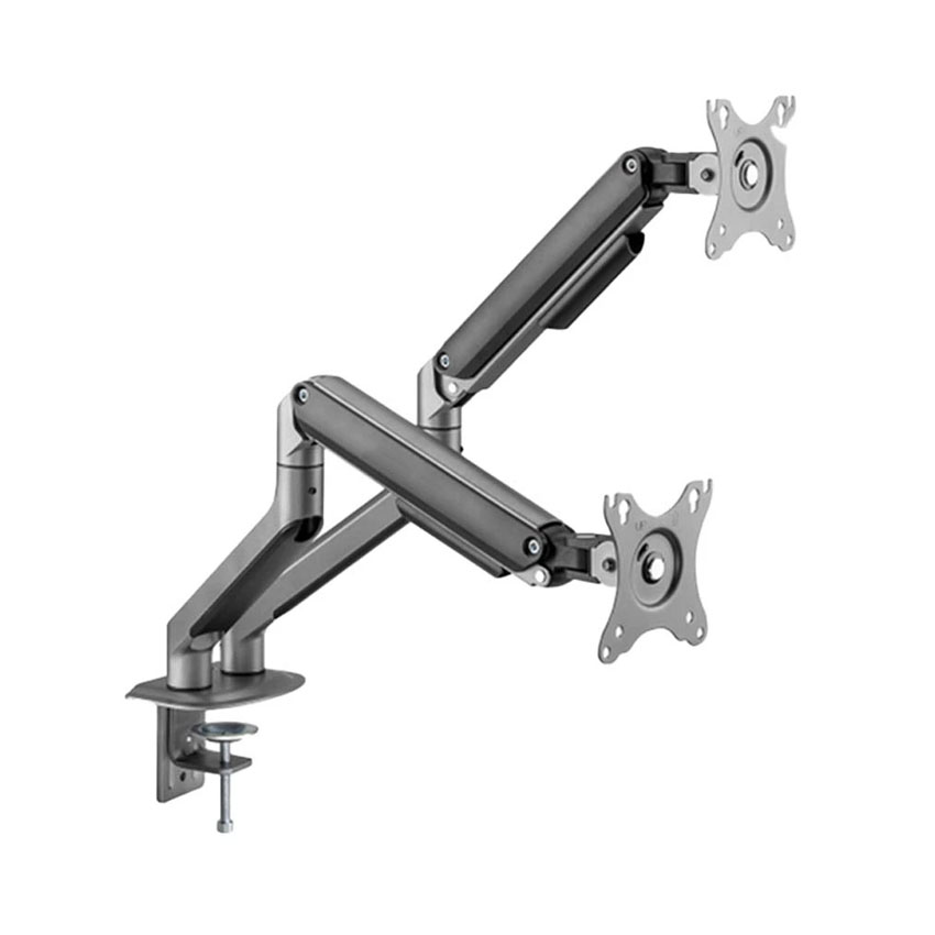 Giá đỡ màn hình đôi Hyperwork T6 Pro Dual HPW-T6P.Dual.V2-GRY Đen xám