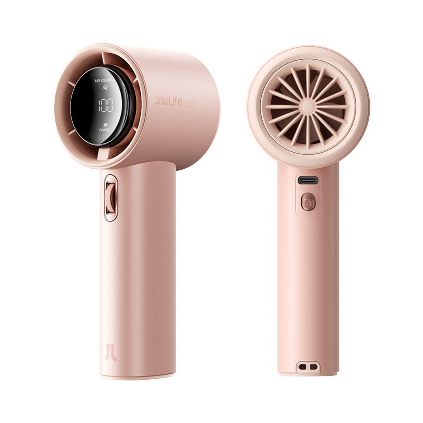 Quạt Cầm Tay Jisulife FA53 ABS 3600mAh Màu Hồng - Hình 2