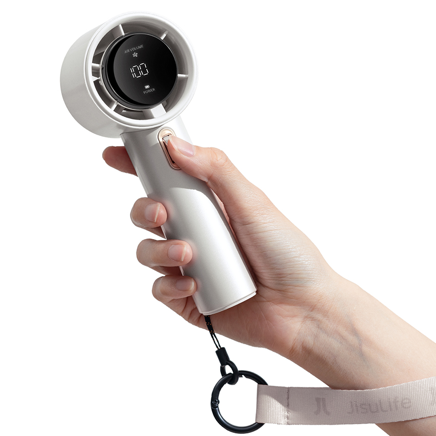 Quạt Cầm Tay Jisulife FA53 ABS 3600mAh Màu Trắng - Hình 3