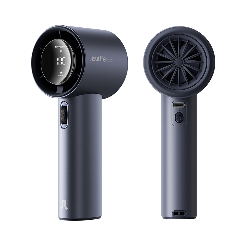 Quạt Cầm Tay Jisulife FA53 ABS 3600mAh Màu Xanh Đậm - Hình 2