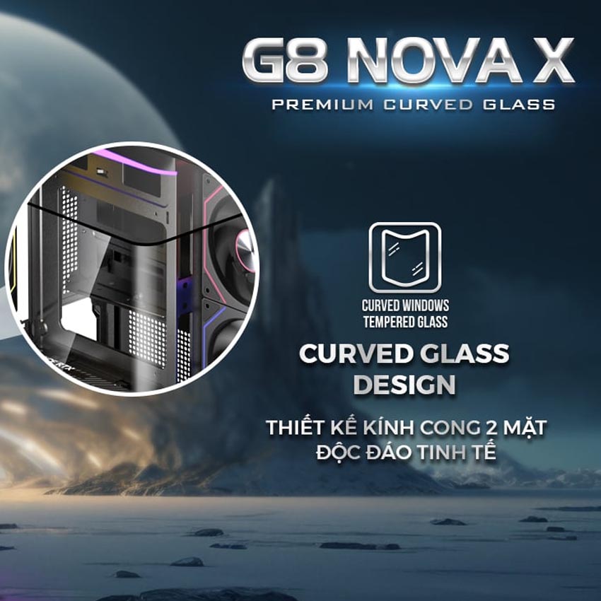 Vỏ Case MIK G8 NOVA X (ATX/0fan) - Hình 6