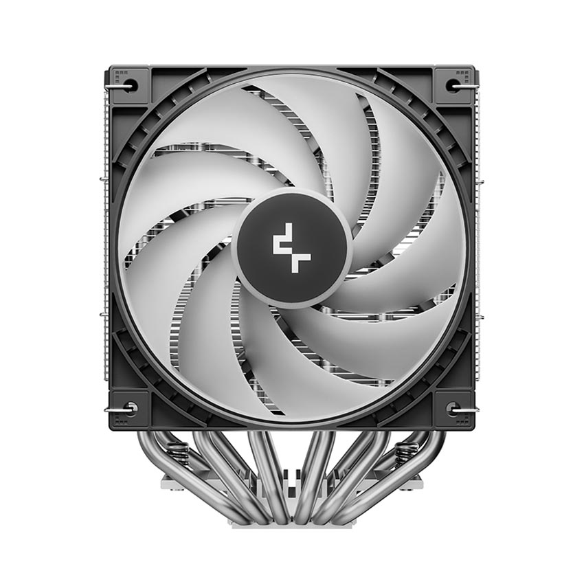 Quạt hiệu năng cao trên AG620 G2 ARGB Black cung cấp lưu lượng gió lên tới 68.85 CFM cùng áp suất gió tối đa 2.10 mmAq, giúp luồng khí xuyên sâu qua toàn bộ khối lá nhôm để nâng cao hiệu quả tản nhiệt thực tế.