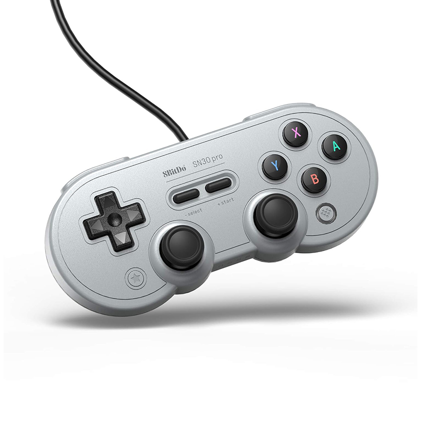 Tay cầm chơi game 8BitDo SN30 Pro USB gamepad (Gray edition)（82AD） chính hãng