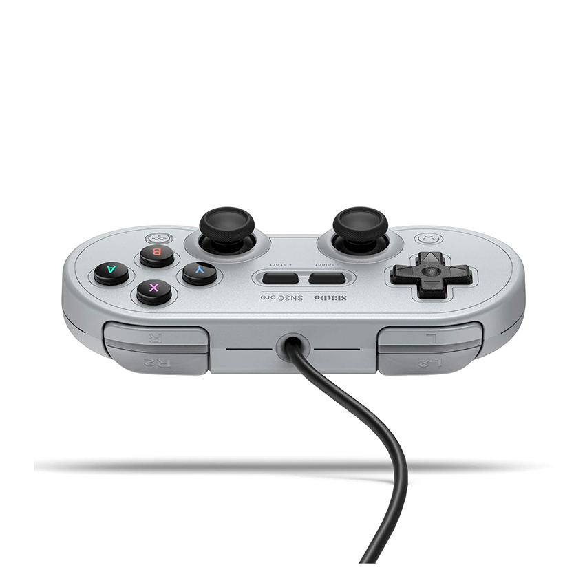 Tay cầm chơi game 8BitDo SN30 Pro USB gamepad (Gray edition)（82AD） - Hình 2
