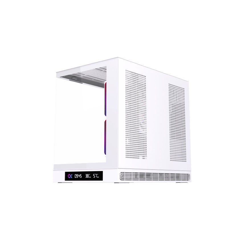 Vỏ case XIGMATEK Cloud M DGT 3AF Arctic (mATX/3 Fan/màn hình Digital) - Hình 2
