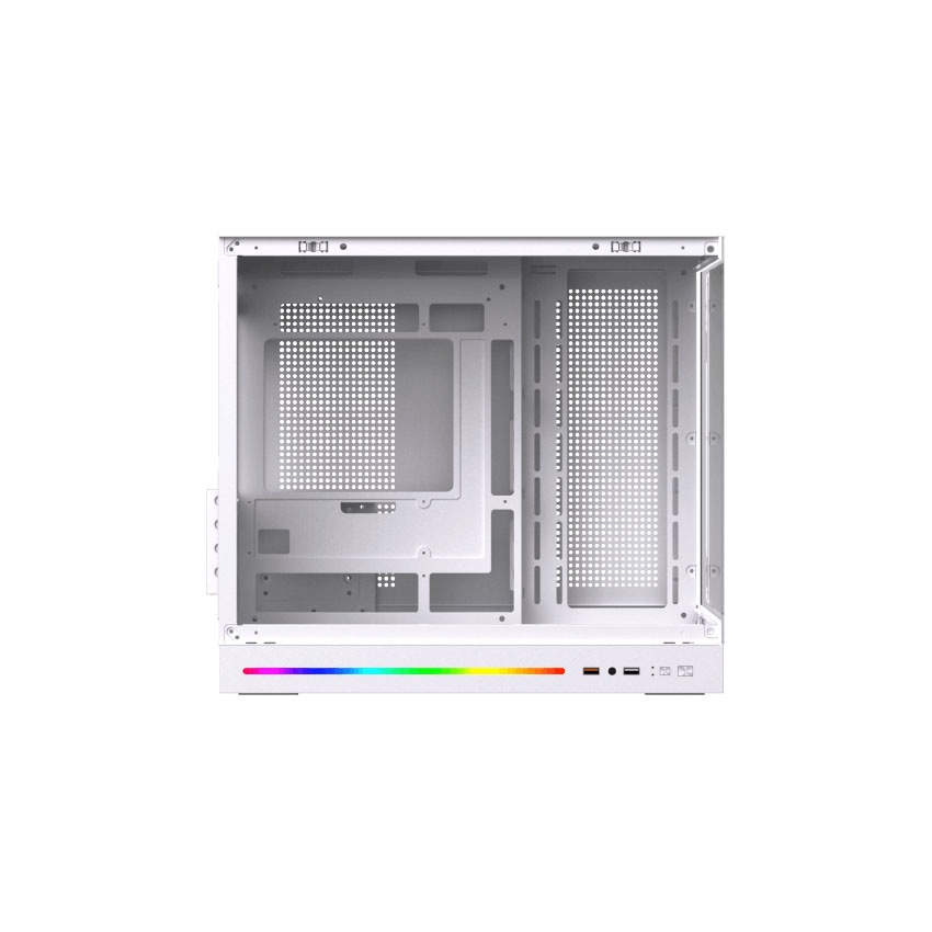 Vỏ case XIGMATEK Cloud M DGT 3AF Arctic (mATX/3 Fan/màn hình Digital) - Hình 3
