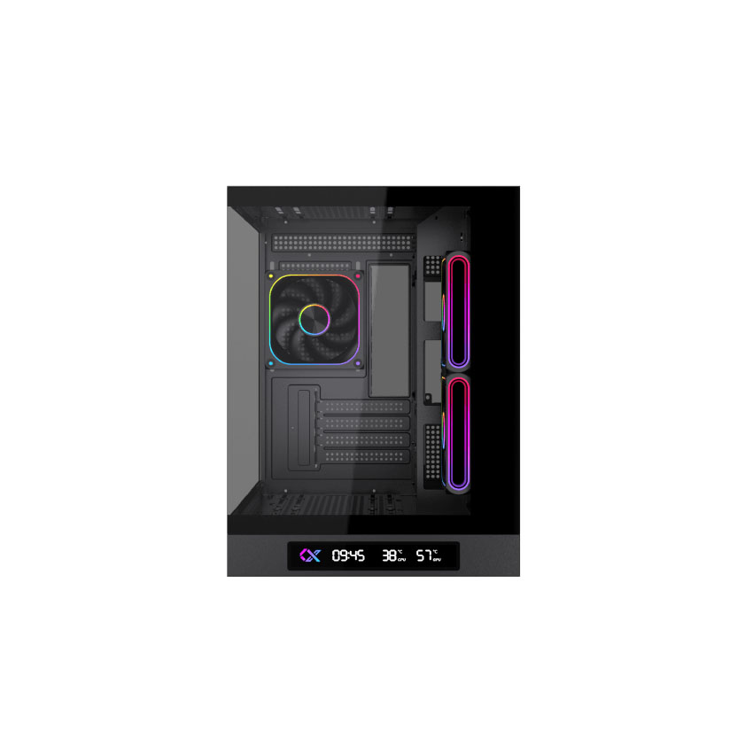 Vỏ case XIGMATEK Cloud M DGT 3AF (mATX/3 Fan/màn hình Digital) - Hình 2