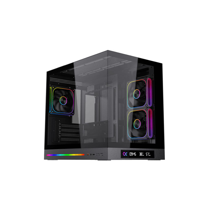 Vỏ case XIGMATEK Cloud M DGT 3AF (mATX/3 Fan/màn hình Digital) chính hãng