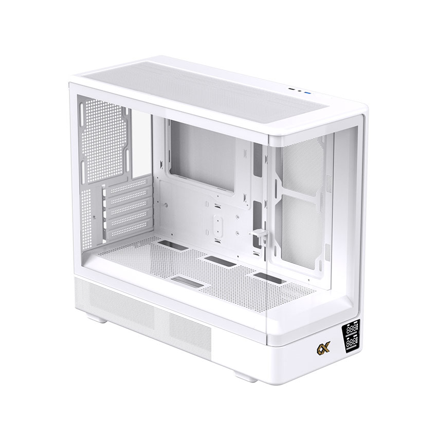 Vỏ case XIGMATEK Moon ML DGT Arctic (mATX/0 Fan/màn hình Digital) - Hình 2
