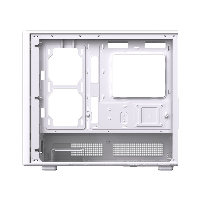 Vỏ case XIGMATEK Moon ML DGT Arctic (mATX/0 Fan/màn hình Digital) - Hình 6