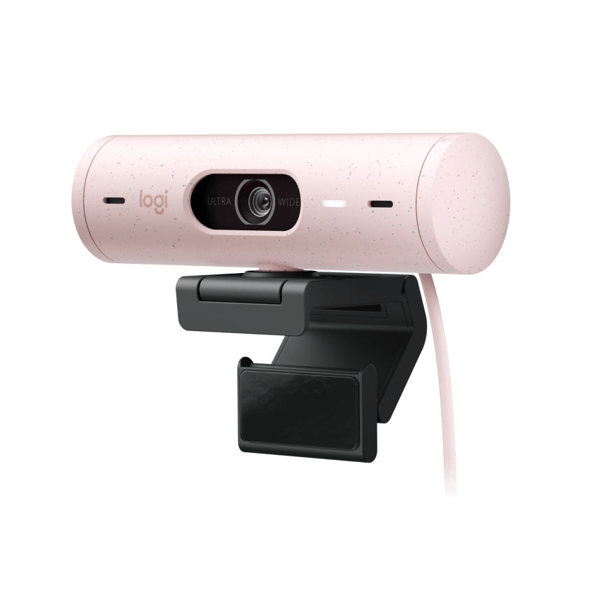 Webcam Logitech Brio 500 - Màu hồng (WCLO0070) - Hình 2