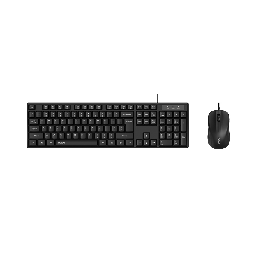 Bộ bàn phím chuột có dây Rapoo MK1 chính hãng