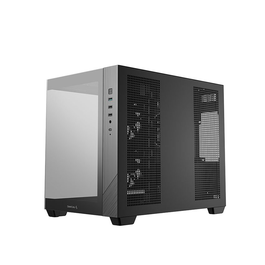 Vỏ Case DEEPCOOL CG330 3F - Black (mATX/3 Fan RGB) - Hình 4
