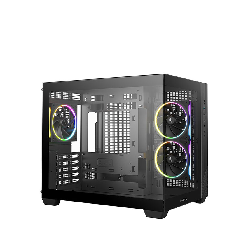 Vỏ Case DEEPCOOL CG330 3F - Black (mATX/3 Fan RGB) - Hình 7