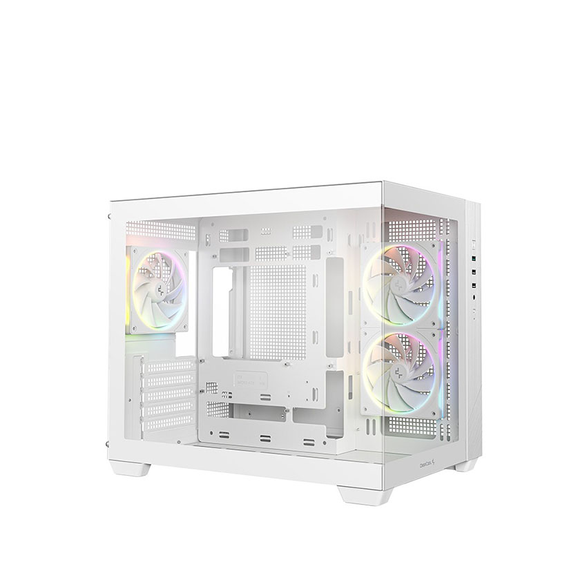 Vỏ Case DEEPCOOL CG330 3F - White (mATX/3 fan RGB) - Hình 9