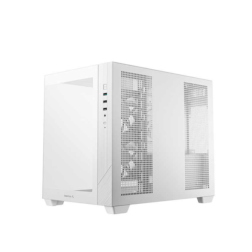 Vỏ Case DEEPCOOL CG330 3F - White (mATX/3 fan RGB) - Hình 6