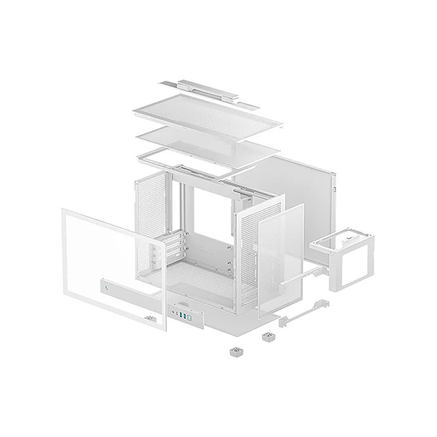 Vỏ Case DEEPCOOL CH160 PLUS - White (mATX/0 fan) - Hình 4