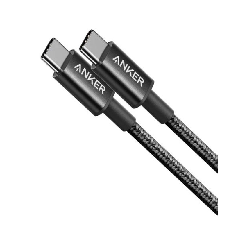 Cáp sạc Anker C-C 1.8m New Nylon Đen (Black) B2B_A8753 chính hãng