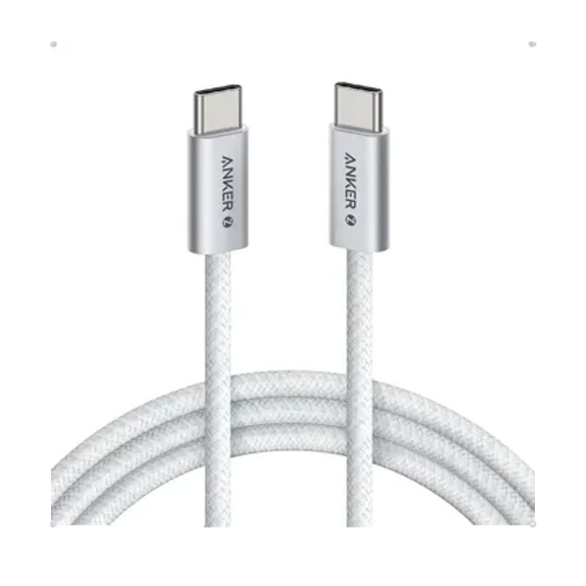 Cáp sạc Anker Zolo C-C 1m Nylon Trắng (White) B2B_A8060 chính hãng