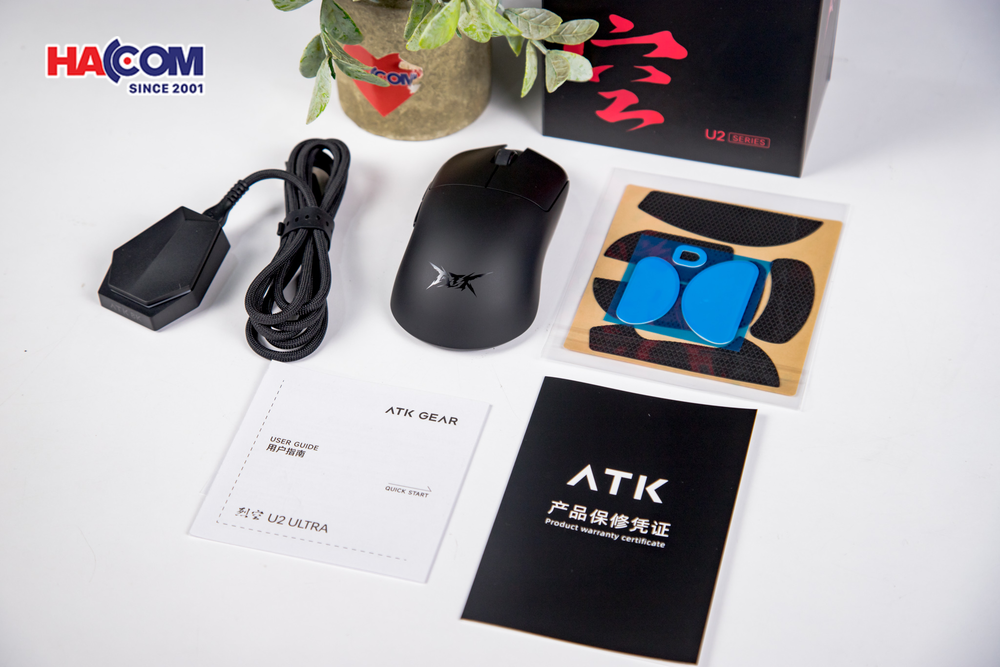 Chuột không dây ATK U2 Ultra - Màu Đen 4