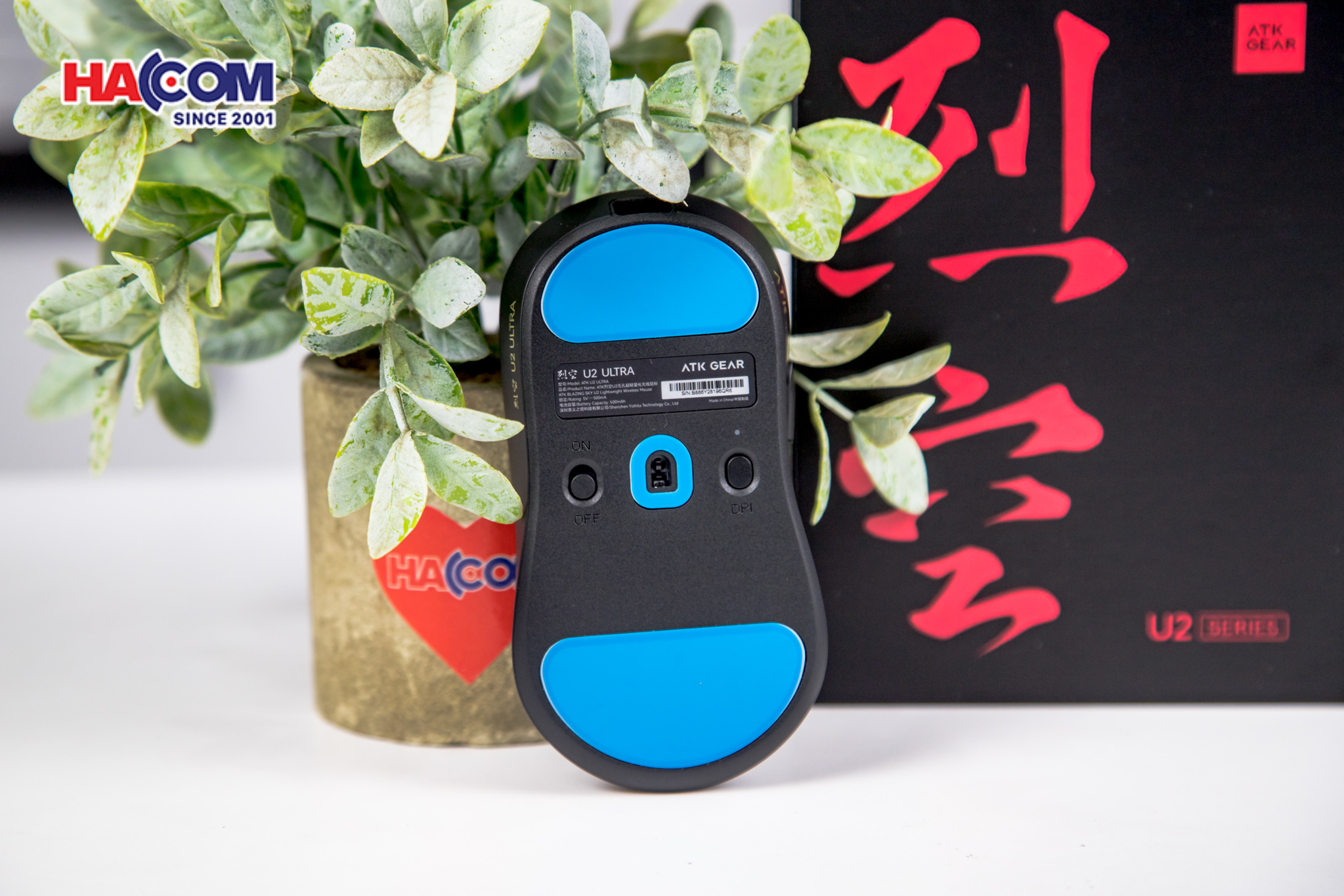 Chuột không dây ATK U2 Ultra - Màu Đen 8