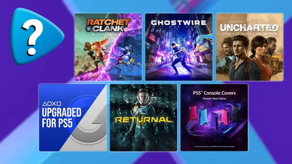 Thư viện game của máy chơi game PS5