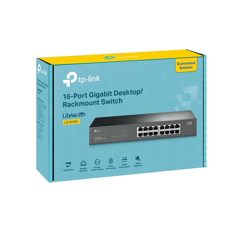 Switch TP-Link LS1016G (Gigabit 1000Mbps/ 16 Cổng/ Vỏ kim loại) 7