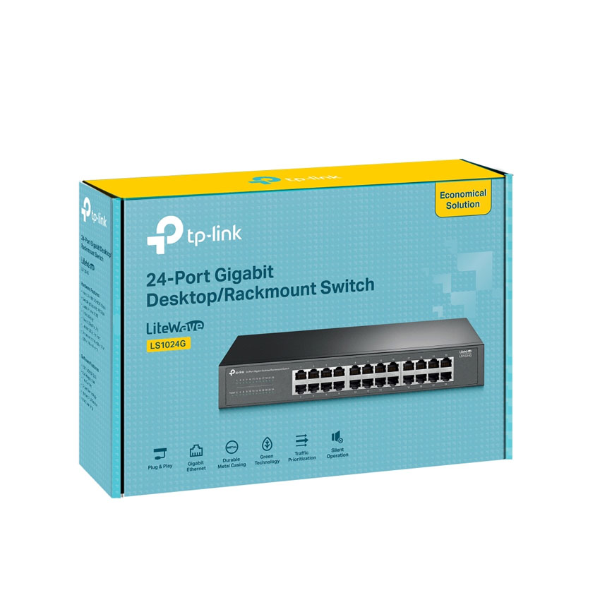 Switch TP-Link LS1024G (Gigabit 1000Mbps/ 24 Cổng/ Vỏ kim loại) 4