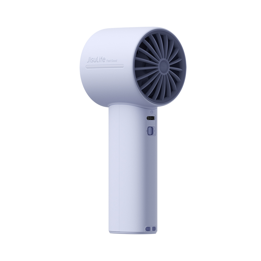 Quạt Cầm Tay Jisulife Life 10S 5000mAh Màu Xanh Dương - Hình 2