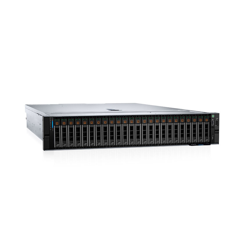 Sever Dell PowerEdge R760xs Intel Xeon Silver 4510 2.4GHz/: 2 x Dell 16GB RDIMM, 5600MT/4 x Dell 4TB - Hình 1