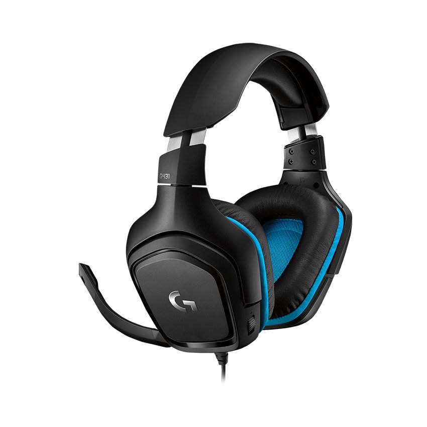 Tai nghe Logitech G431 7.1 Surround Sound Gaming Headset - Hàng cũ xước (Tray) - Hình 1