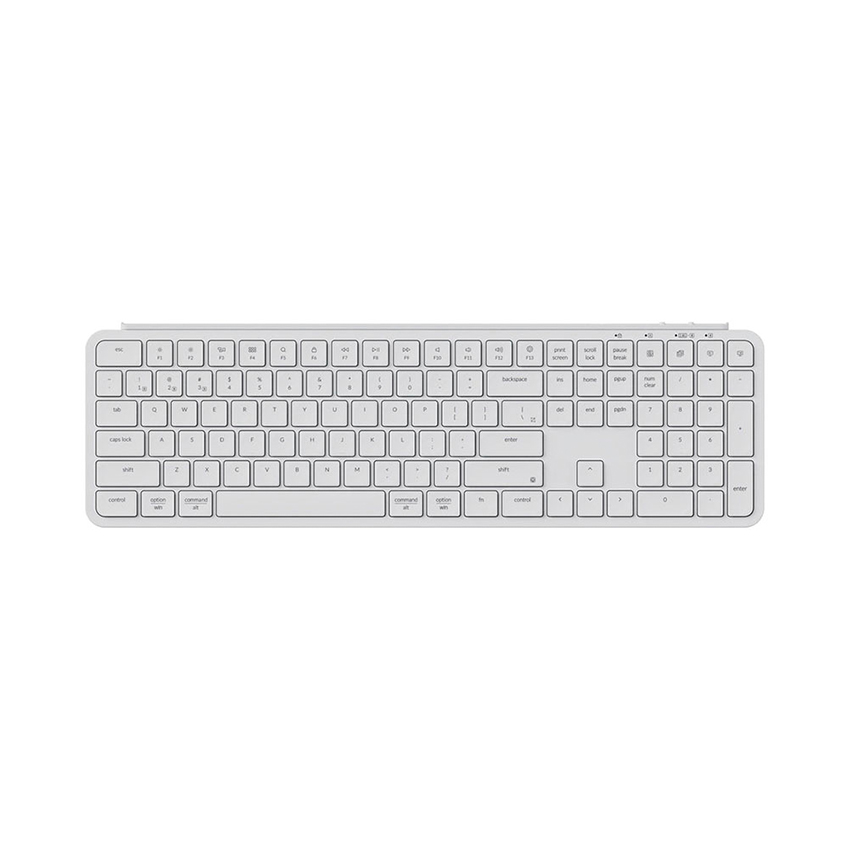 Bàn phím Keychron B6P-K8 B6 Pro Ivory White (Hàng thanh lý) - Hình 1