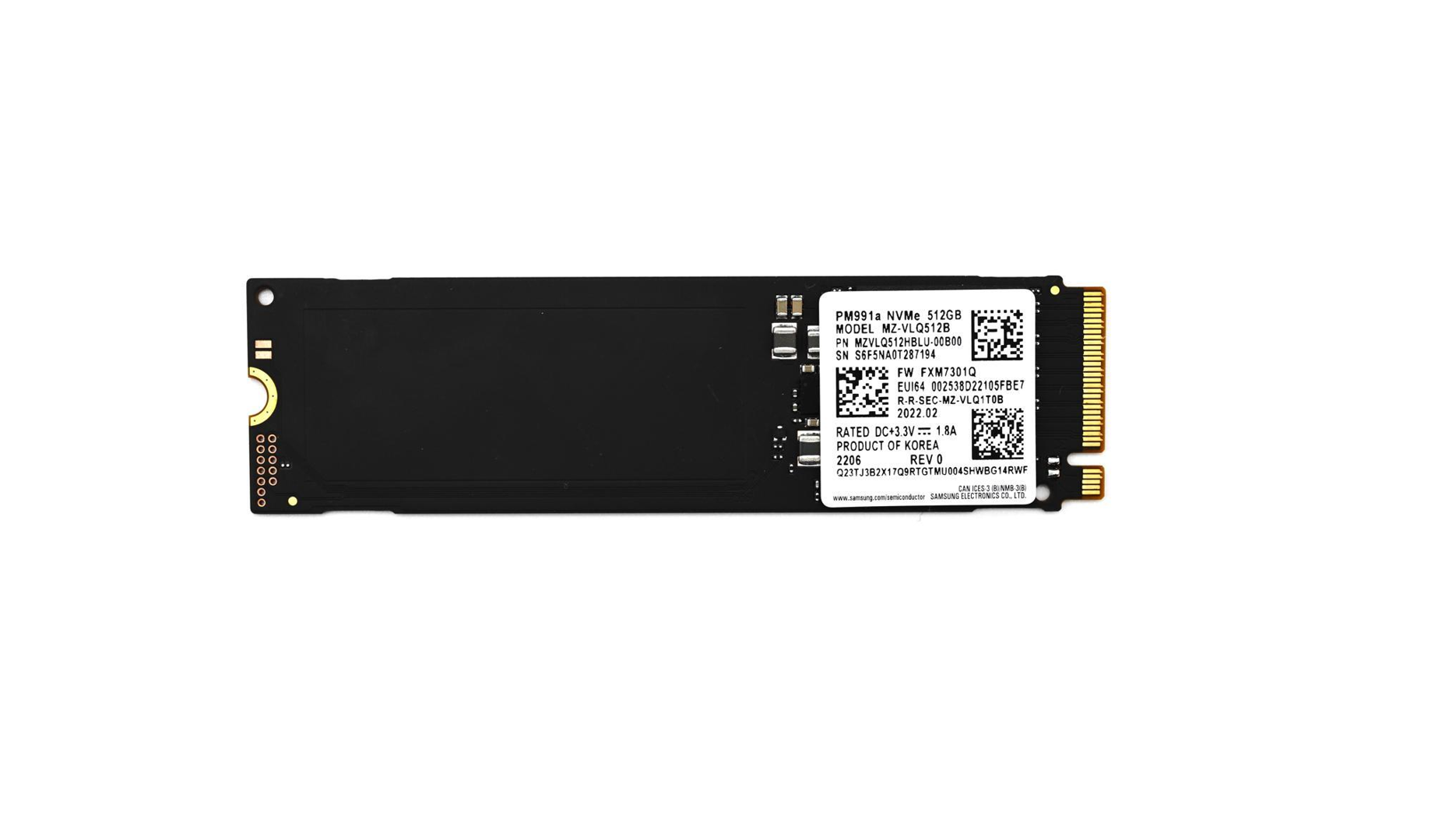 Ổ cứng SSD Samsung PM991A 512GB M.2 2280 PCIe NVMe Gen 3×4 - Likenew (Tray) chính hãng