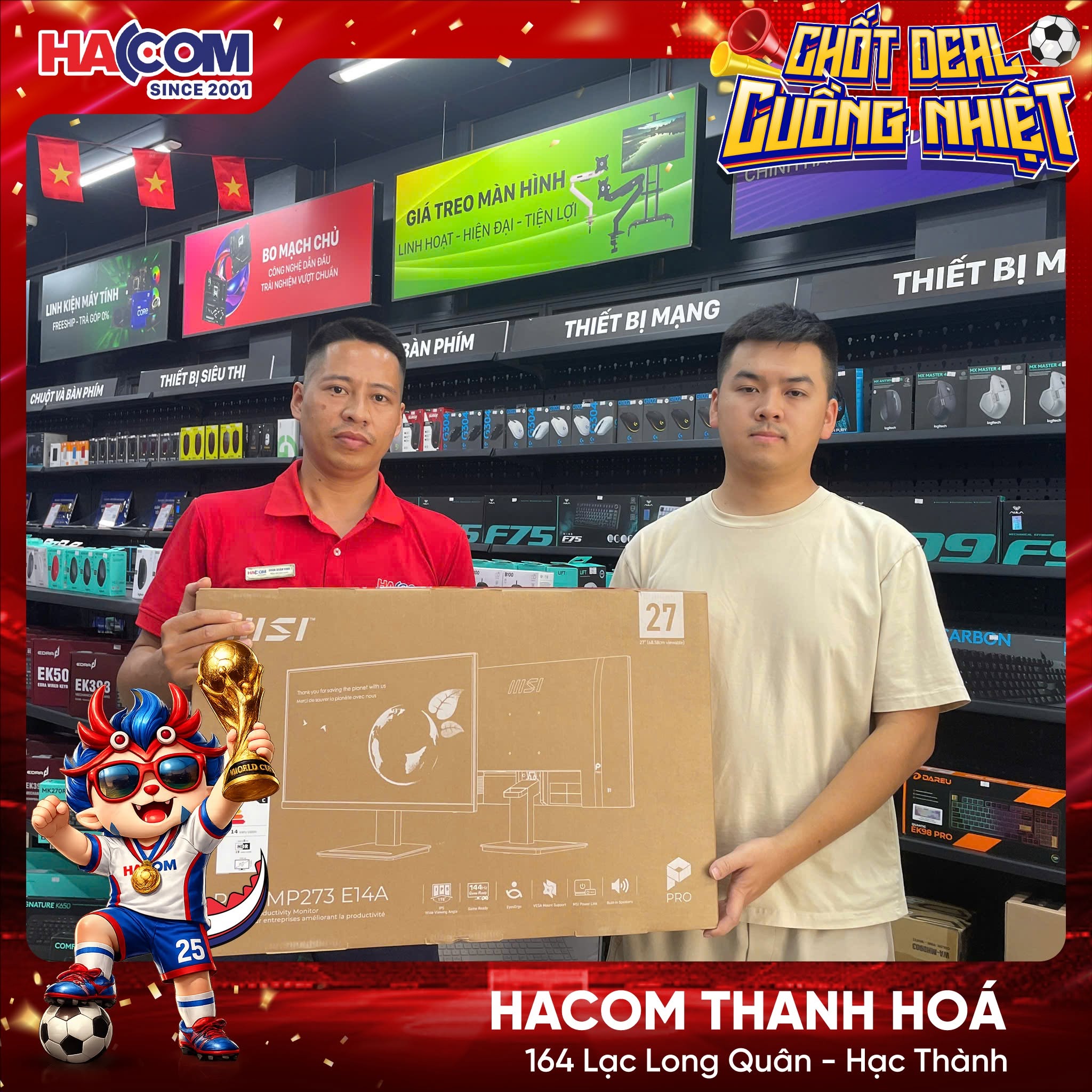Màn hình MSI PRO MP273 E14A (27 inch/FHD/IPS/144Hz/1ms/loa) - Hình 6