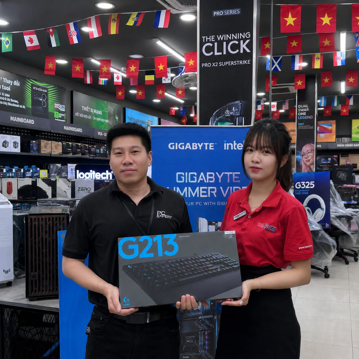 Bàn phím giả cơ Logitech G213 Prodigy RGB Gaming - Hình 10