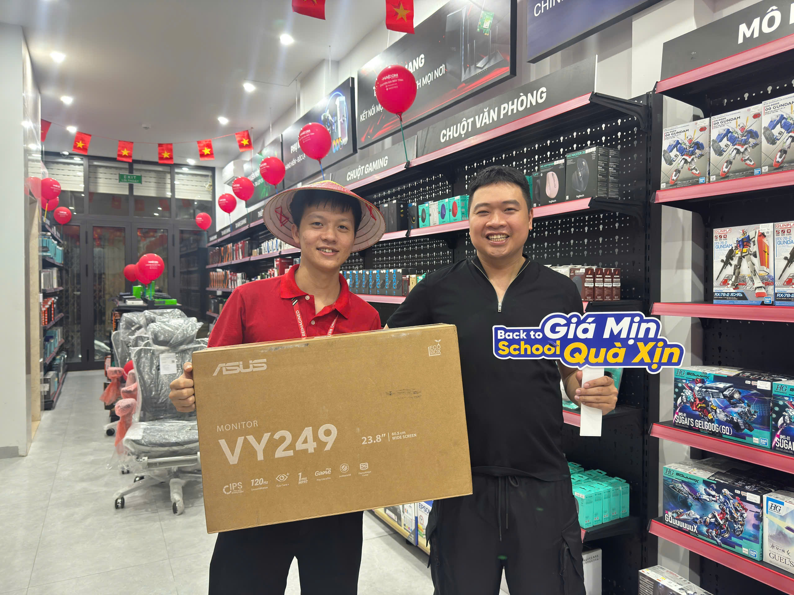 Khách hàng sử dụng Màn hình ASUS VY249HGR (23.8 inch/FHD/IPS/120Hz/1ms)