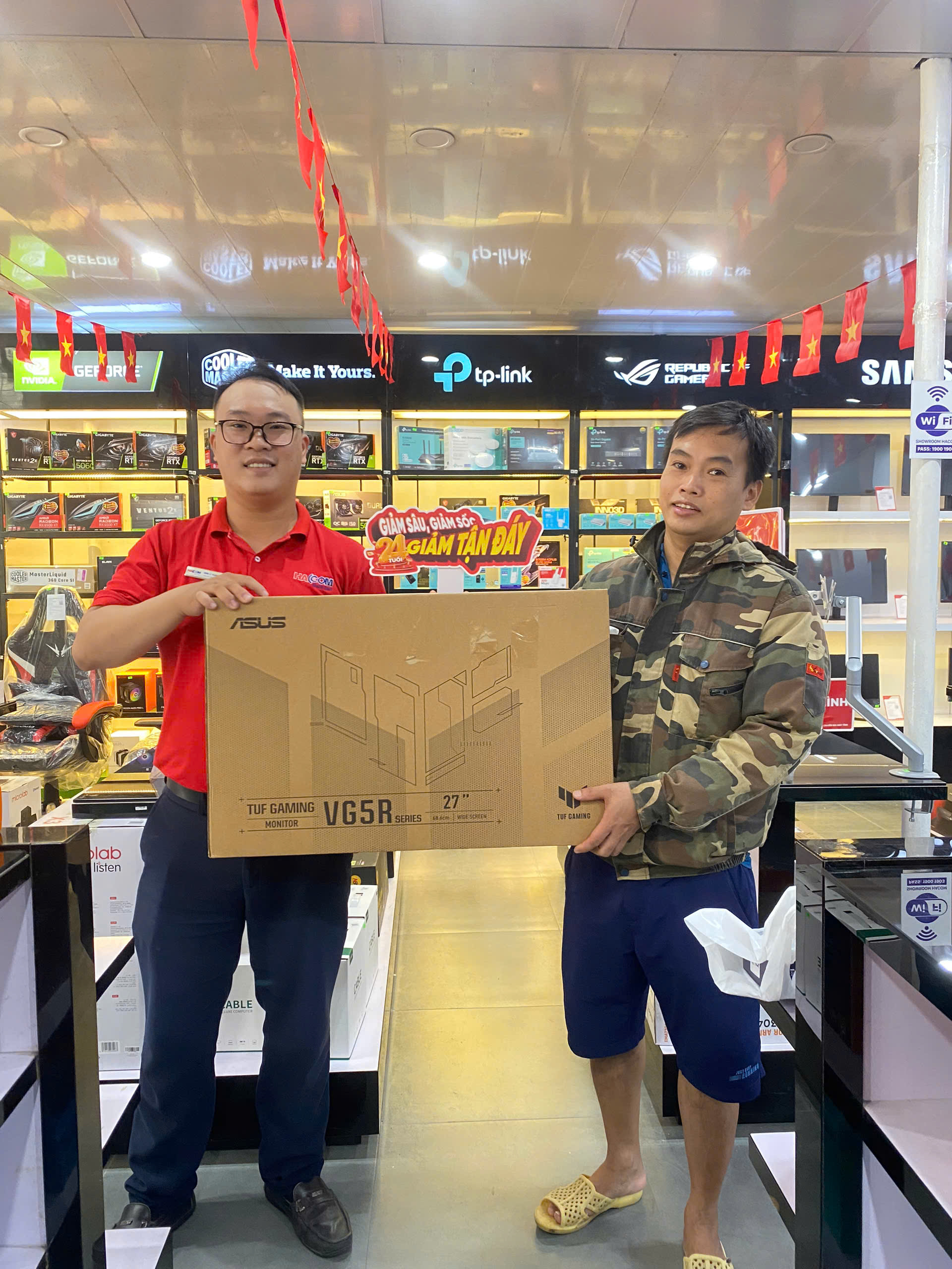 Màn hình Asus TUF VG249Q5R (23.8 inch/FHD/IPS/200Hz/0.3ms/loa) - Hình 7
