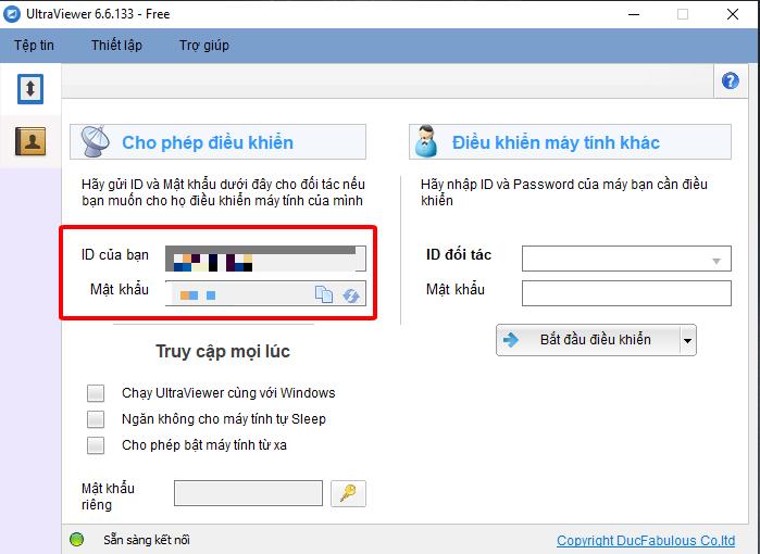 Tùy chỉnh Ultraviewer cho laptop sau khi cài đặt - HACOM