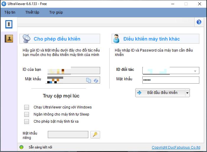Kết nối Ultraviewer cho laptop - HACOM