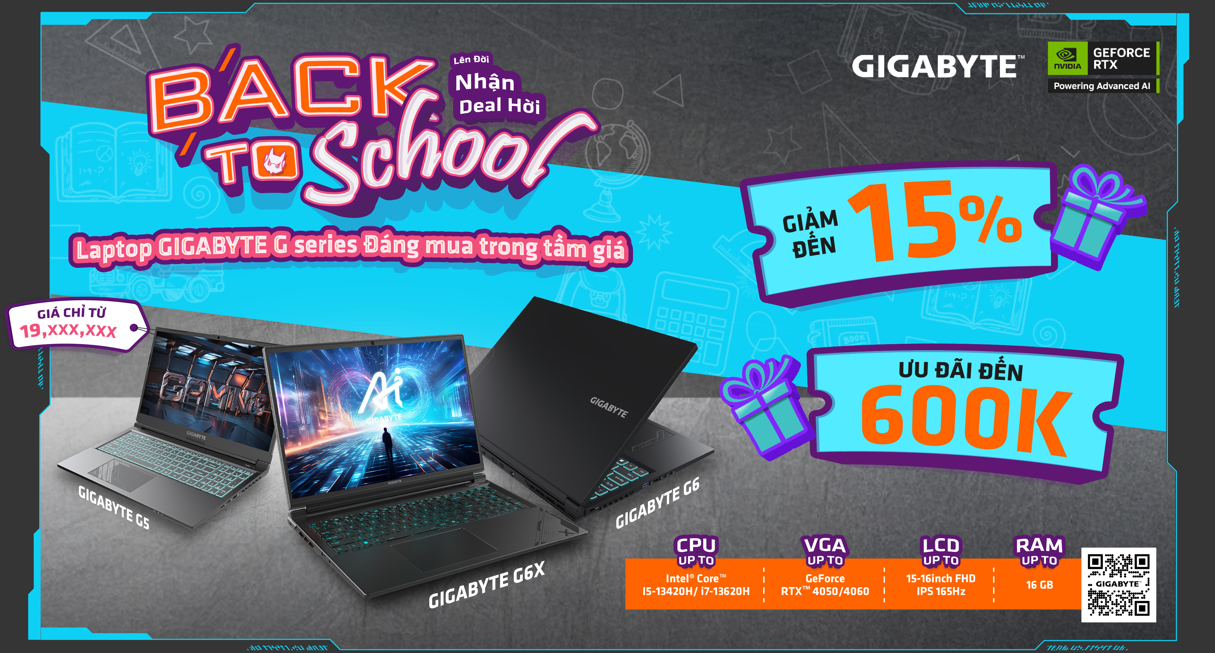 MUA LAPTOP GIGABYTE - LÊN ĐỜI NHẬN DEAL HỜI CÙNG HACOM