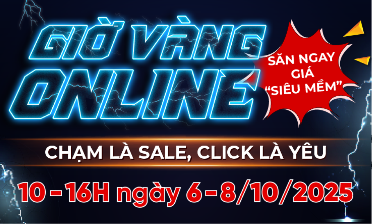 Chương trình Giờ Vàng Giá Sốc Tháng 10/2025 tại HACOM