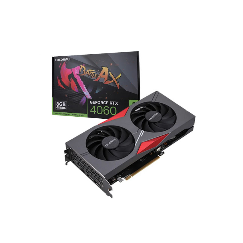 Card màn hình Colorful GeForce RTX 4060 NB DUO 8GB-V/V2-V - Cũ đẹp (Box)