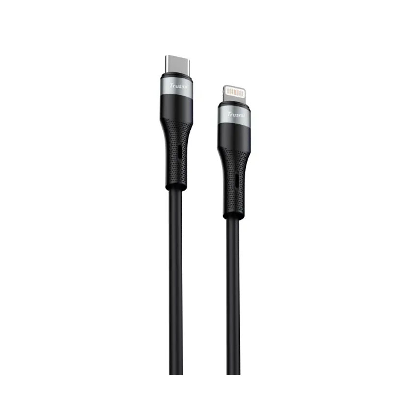 Cáp sạc Trusmi USB to USB-C CA34, dài 1M, màu đen TRUSMI