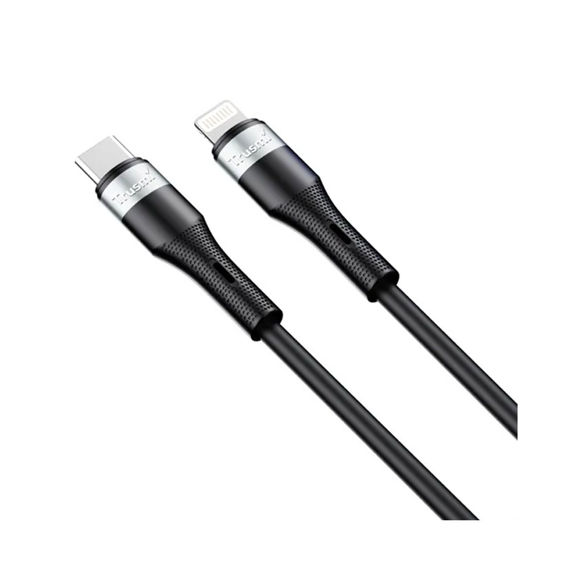 Cáp sạc Trusmi USB to lightning  CA34, dài 1M, màu đen